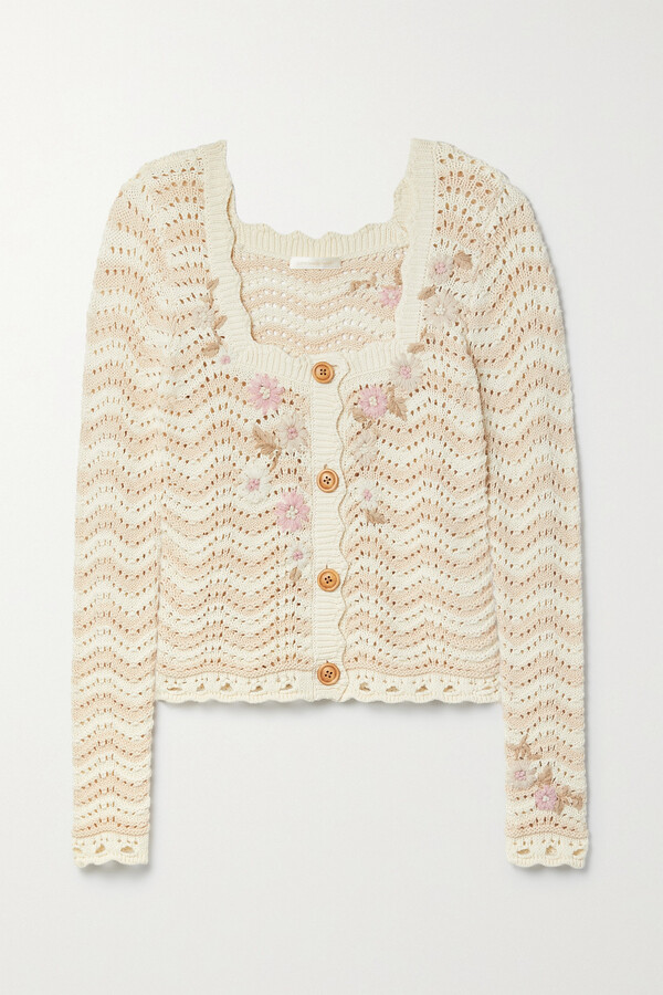 pink pony flag cotton jumper