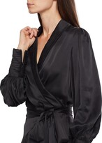 Thumbnail for your product : Zimmermann Silk Wrap Minidress