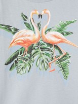Thumbnail for your product : Stella McCartney Kids flamingo-print T-shirt