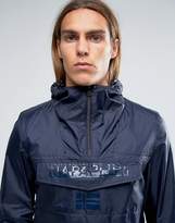 Thumbnail for your product : Napapijri Asheville Overhead Jacket Hooded Lightweight Ripstop in Navy