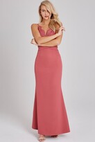 Thumbnail for your product : Little Mistress Cassidy Sienna Blush Lace Maxi Dress