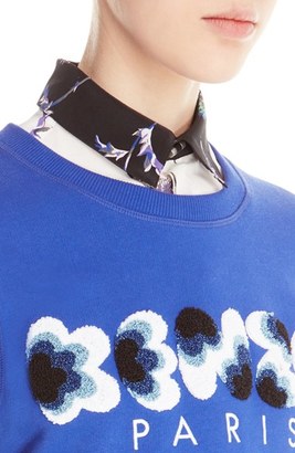 Kenzo Women's Embroidered Cotton Sweatshirt