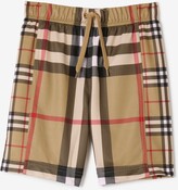 Thumbnail for your product : Burberry Childrens Contrast Check Mesh Shorts Size: 12Y