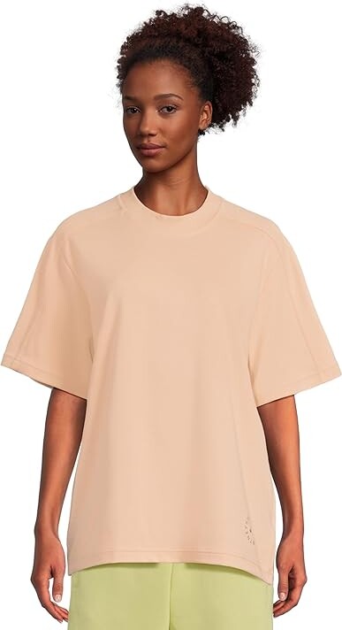 adidas by Stella McCartney Loose T-Shirt JW4525 Women's Clothing Soft Powder : SM, Cotton/Polyester