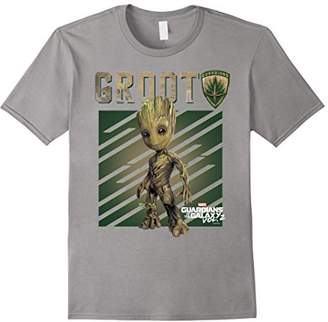 Marvel Guardians Vol. 2 Baby Groot Shield Graphic T-Shirt