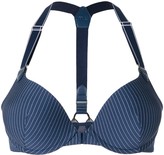 Thumbnail for your product : Marlies Dekkers Gloria pinstripe racer-back bra