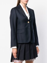 Thumbnail for your product : Thom Browne Sateen 4-Bar Narrow Sport Coat