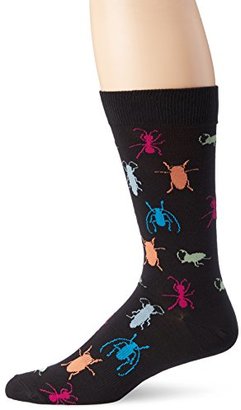 K. Bell Socks Men's All Over Bugs Crew Sock