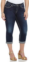 Thumbnail for your product : Silver Jeans Co. Plus Suki Mid Capris