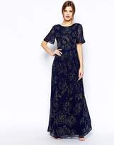Thumbnail for your product : ASOS Premium Maxi Dress With All Over Floral Embellishment