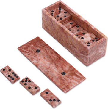 Arlmont & Co. Wilkins Chance and Skill Marble Dominoes