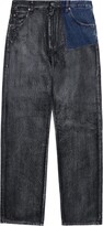 Thumbnail for your product : MM6 MAISON MARGIELA Panelled Mid-Rise Straight-Leg Jeans