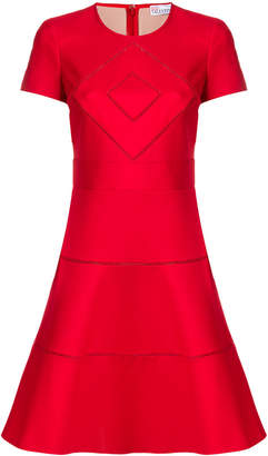 RED Valentino short-sleeve flared dress