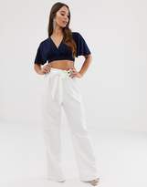 Thumbnail for your product : Love kimono sleeve crop top