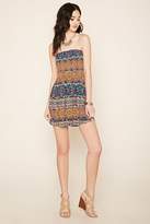 Thumbnail for your product : Forever 21 Strapless Geo Print Dress