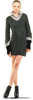 Thumbnail for your product : Max Studio by Leon Max Oversized V Neck Cable Sweater - 1209798-HTHRFRST-M