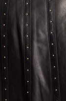 Thumbnail for your product : Valentino Studded Leather Miniskirt