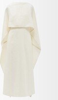 Thumbnail for your product : Gabriela Hearst Hunter Cape-sleeve Linen Gown