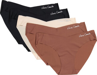 Vince Camuto 5pk Micro Laser V-front Bikini Panties - ShopStyle