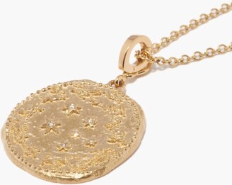 Azlee Zodiac Diamond & 18kt Gold Necklace