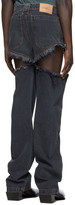 Thumbnail for your product : Telfar Black Thigh Hole Jeans