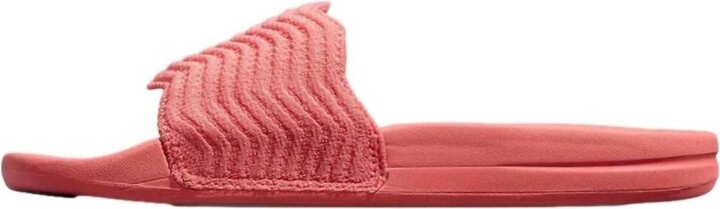 APL Athletic Propulsion Labs Women's Techloom Zigzag Slide In Fire Coral