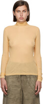 Thumbnail for your product : AURALEE Yellow High Gauge Turtleneck