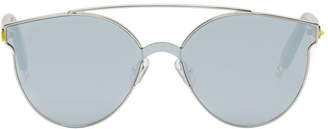 Gentle Monster Silver Tilda Swinton Edition Trick of the Light Sunglasses