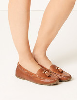 Thumbnail for your product : Marks and Spencer Leather Tassel Boat Shoes