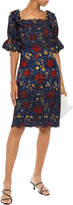 Thumbnail for your product : Sea Willow Ruffle-trimmed Floral-print Broderie Anglaise Cotton Dress
