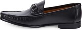 Thumbnail for your product : Massimo Matteo Moc Toe Leather Bit Loafers