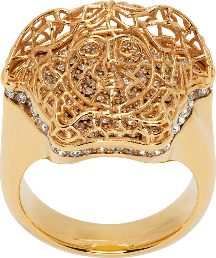 22ct Gold Antique Finish Ring Band in PureJewels