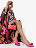 Thumbnail for your product : Charles Jourdan pink Capucine 50 silk satin mules
