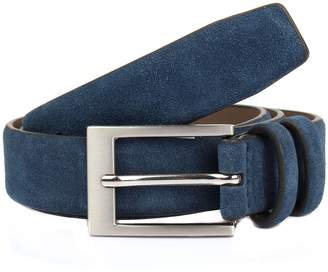 Dents Men`S Suede Belt Lined Synthetic