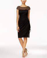 Thumbnail for your product : MSK Beaded Ruched Sheath Dress