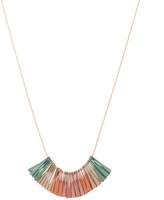 Thumbnail for your product : Oliver Bonas Hallo Ombre Mini Metallic Fan Necklace