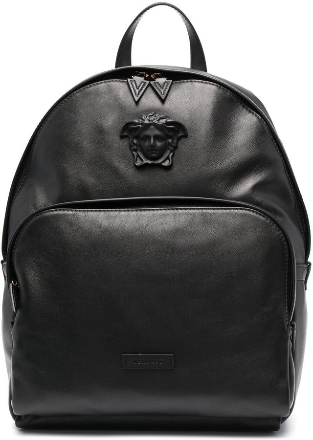Versace Medusa plaque backpack - ShopStyle