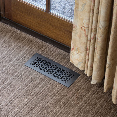 Reggio Register Versailles Vent Cover Grille without Mounting Holes and Underside Lip