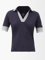 Thumbnail for your product : Bogner Elonie Cotton-blend Piqué Polo Shirt - Navy