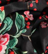 Thumbnail for your product : Alexander McQueen Floral silk scarf