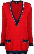 Thumbnail for your product : Elisabetta Franchi Knitted Mini Dress