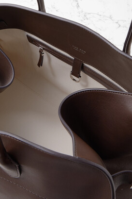 The Row Margaux 17 Buckled Leather Tote