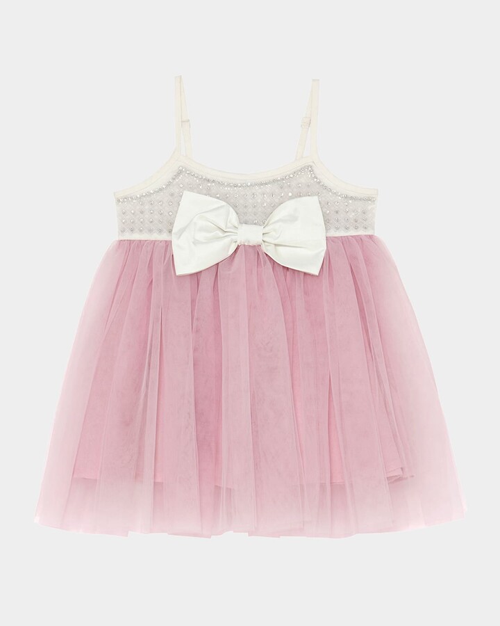 Girl's Bebe Jolie Tulle Dress, Size 3M-24M