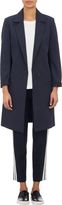 Thumbnail for your product : Vince Pique Trench Coat-Blue