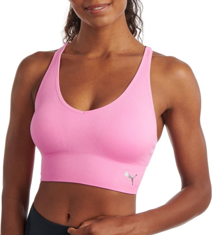 Pink S WOMEN FASHION Underwear & Nightwear Sport bra Puma Sport bra discount 59% 