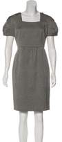 Thumbnail for your product : Burberry Short Sleeve Knee-Length Dress Grey Short Sleeve Knee-Length Dress