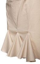 Thumbnail for your product : Giuseppe di Morabito Off-the-shoulder cotton poplin dress