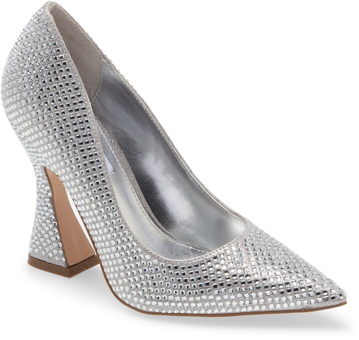 rhinestone pumps