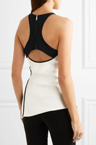 Thumbnail for your product : Thierry Mugler Racer-back Cady Top - Off-white