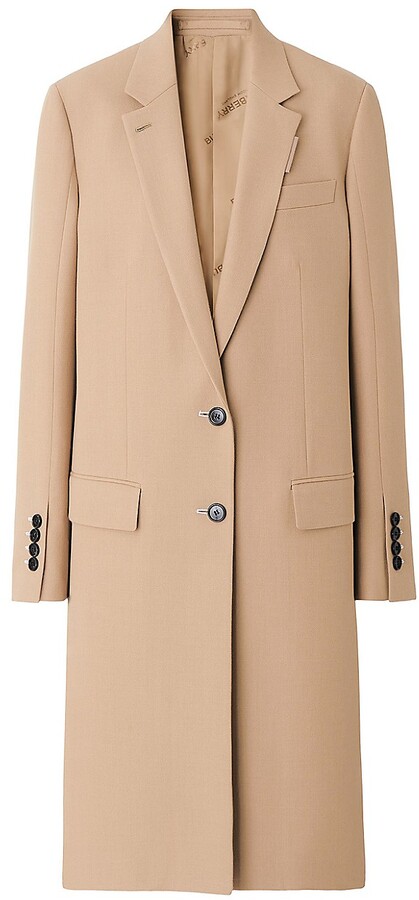 Burberry Single Breasted Coats | Shop the world's largest ...